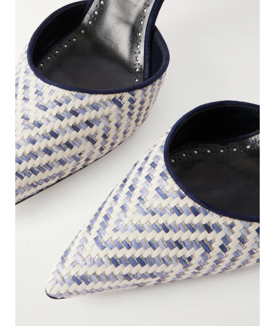 MANOLO BLAHNIK Темно-синие туфли, фото 4