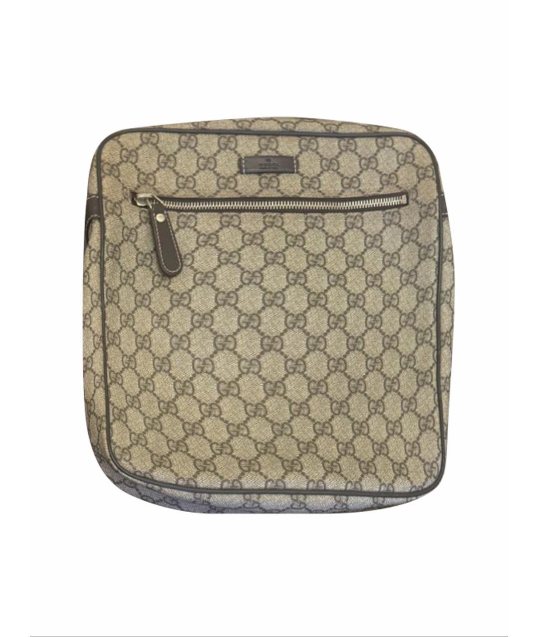 GUCCI Золотая кожаная сумка на плечо, фото 1