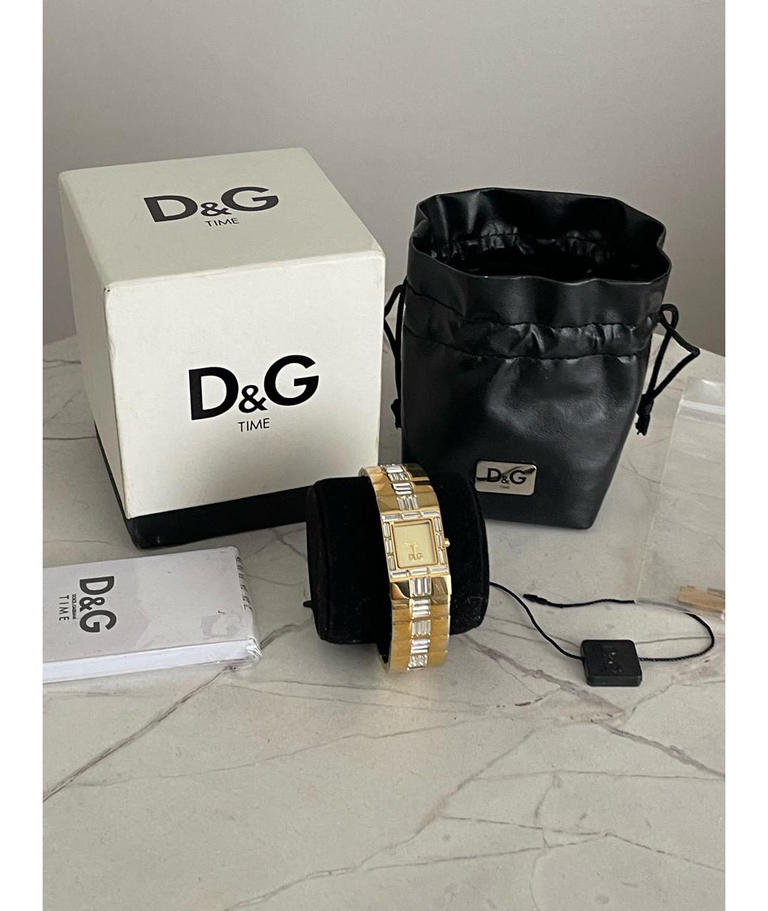 DOLCE&GABBANA Золотые часы, фото 3