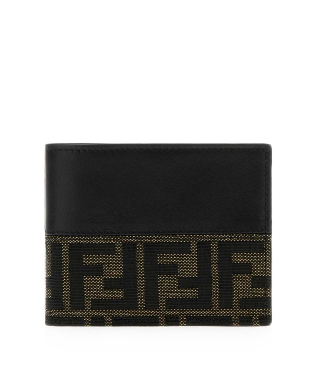 FENDI Коричневый кожаный кошелек, фото 1