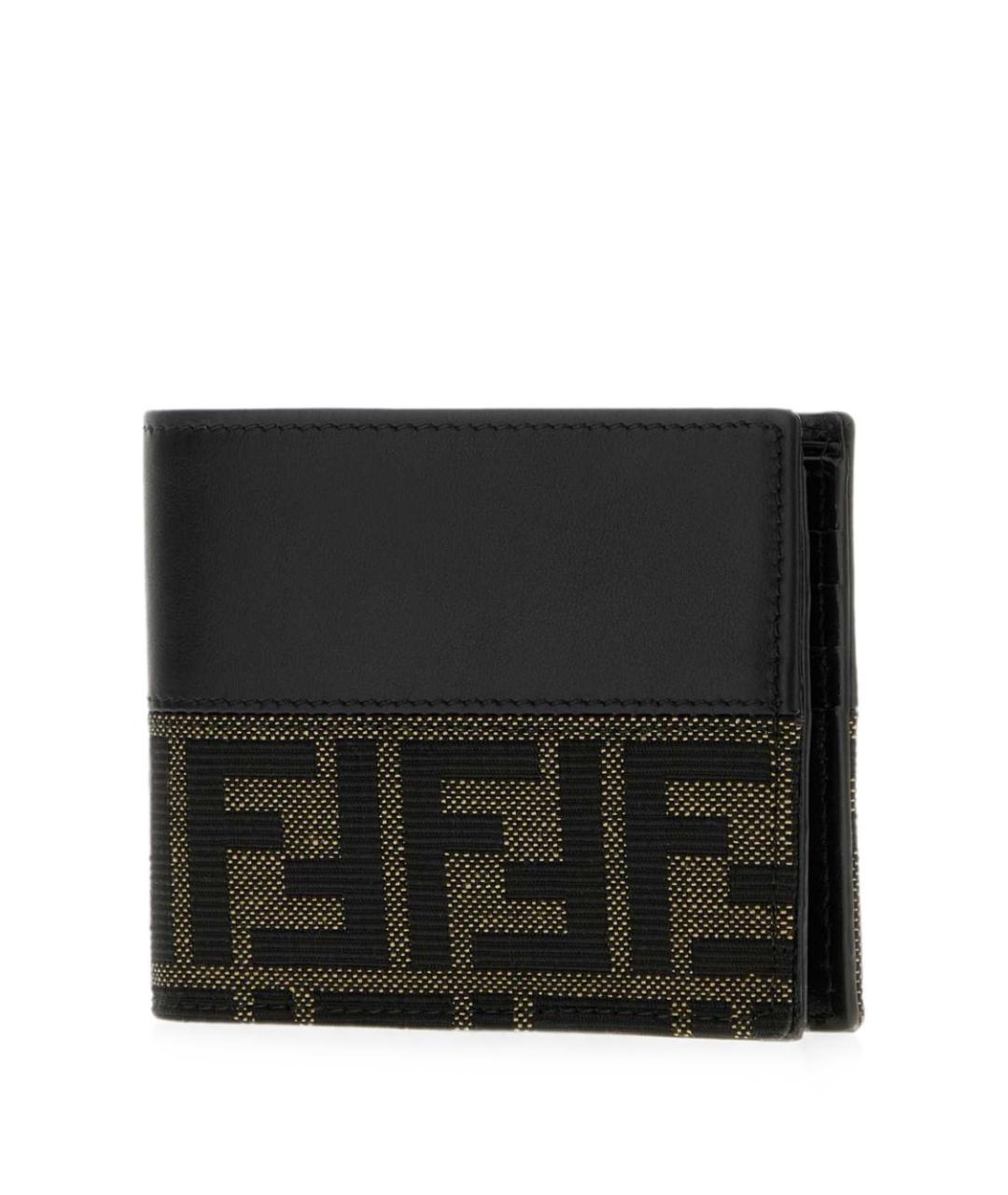 FENDI Коричневый кожаный кошелек, фото 2