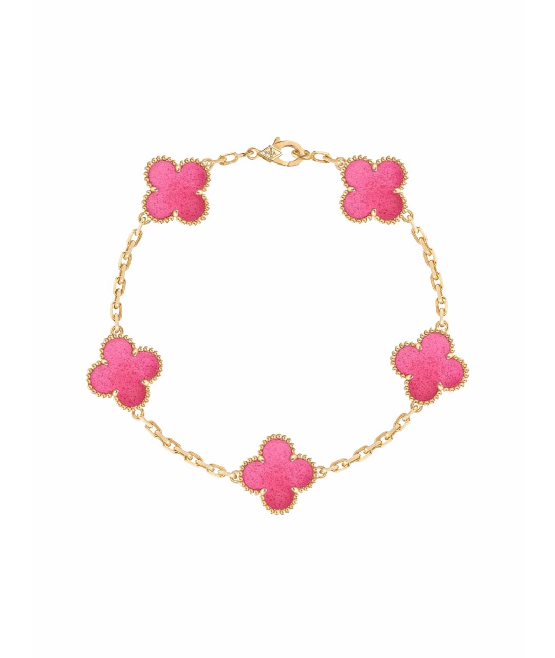 VAN CLEEF & ARPELS Розовый браслет из желтого золота, фото 1
