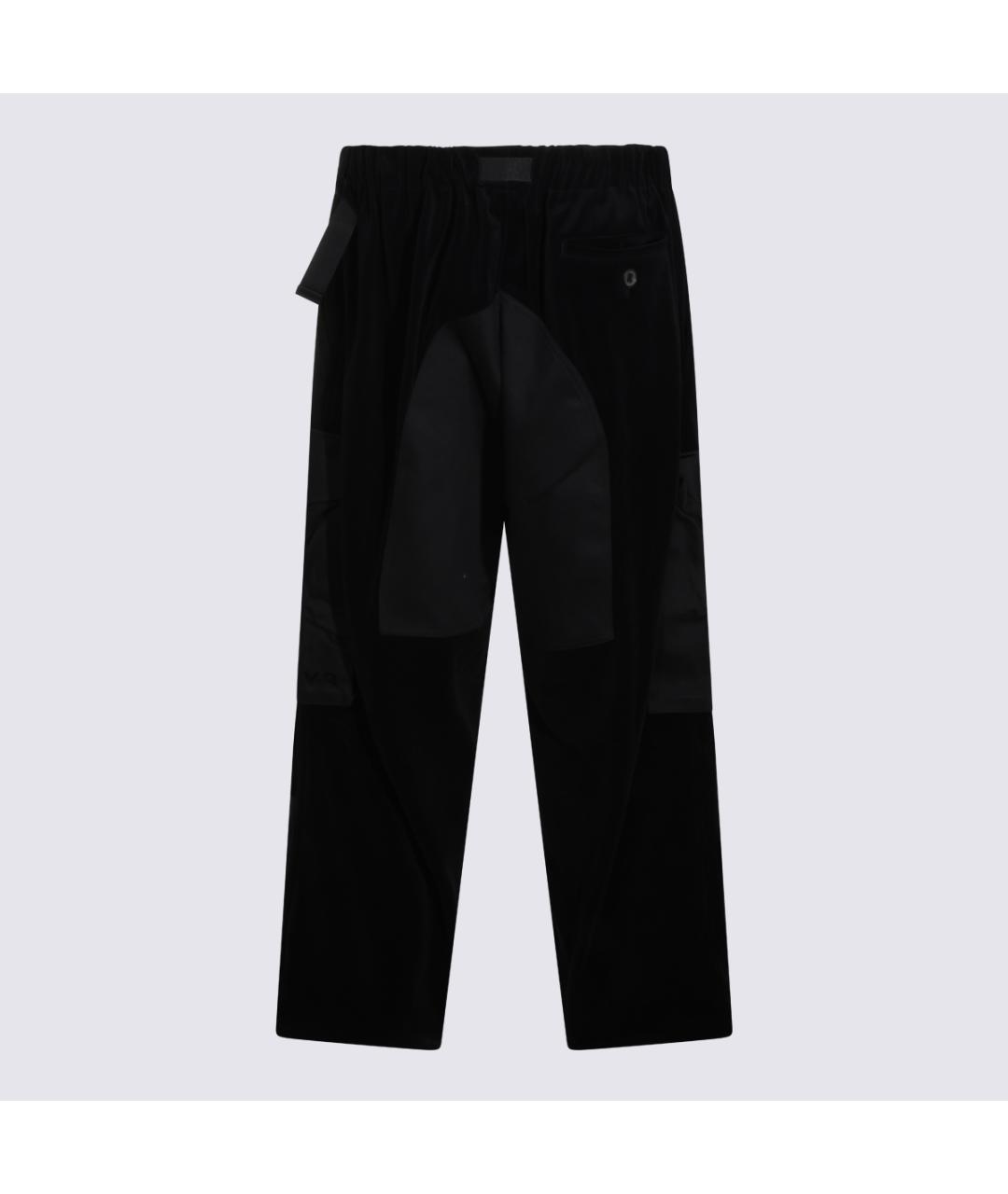 Y-3 Черные полиэстеровые повседневные брюки, фото 2