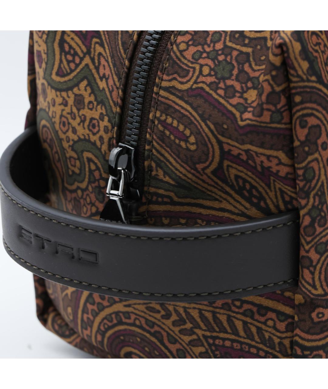 ETRO Коричневая синтетическая барсетка, фото 4