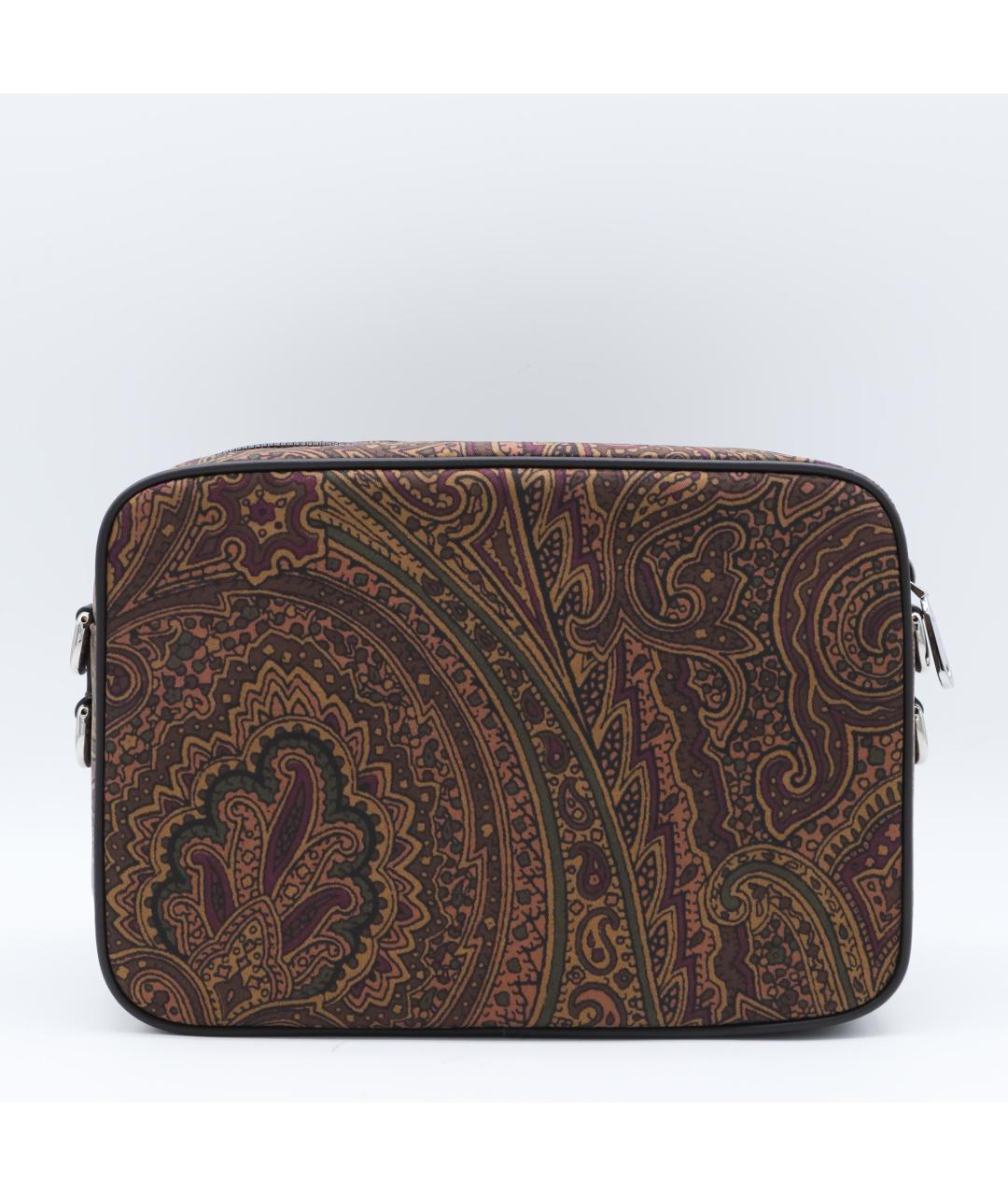 ETRO Коричневая нейлоновая сумка на плечо, фото 3