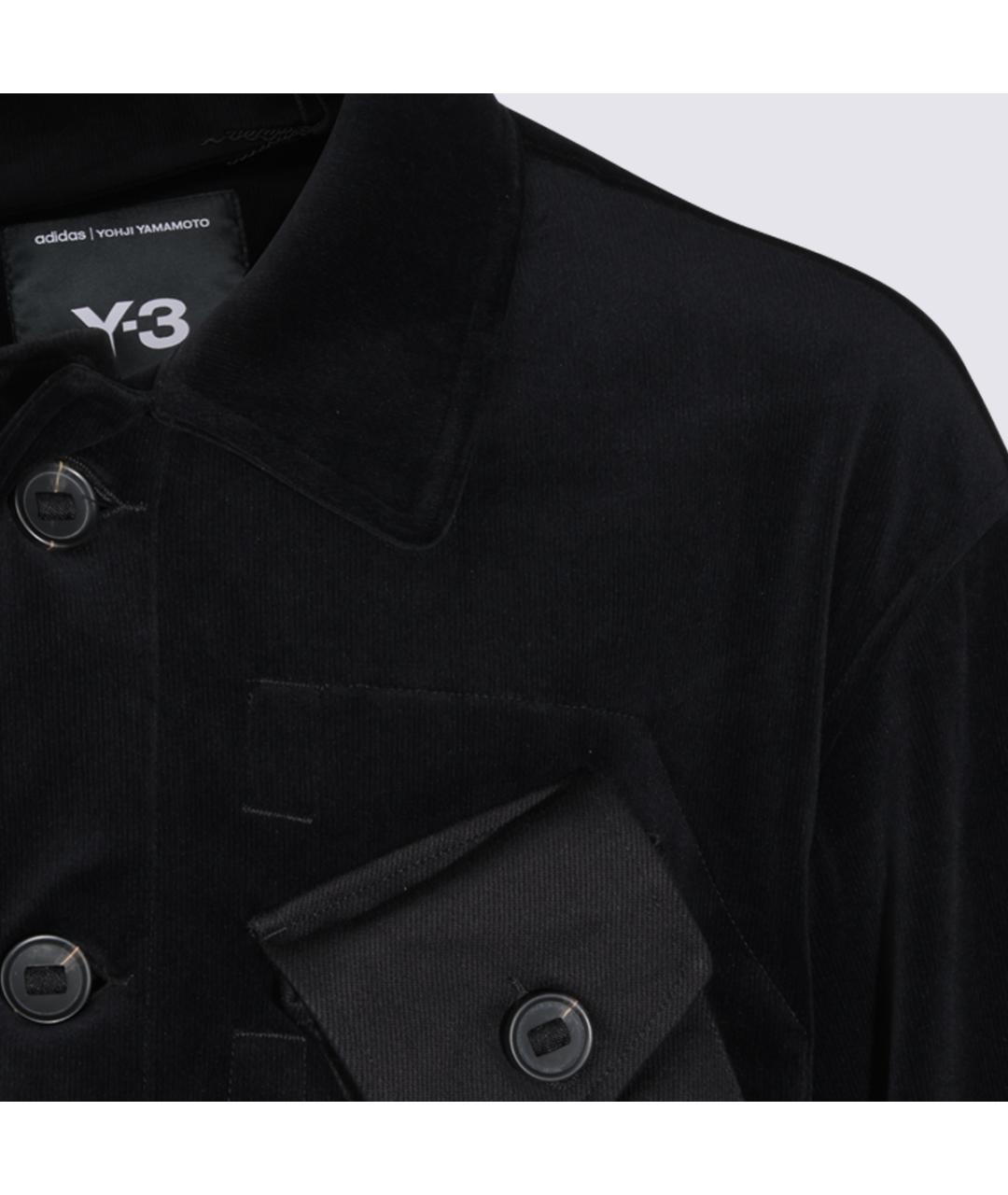 Y-3 Черная полиэстеровая куртка, фото 4