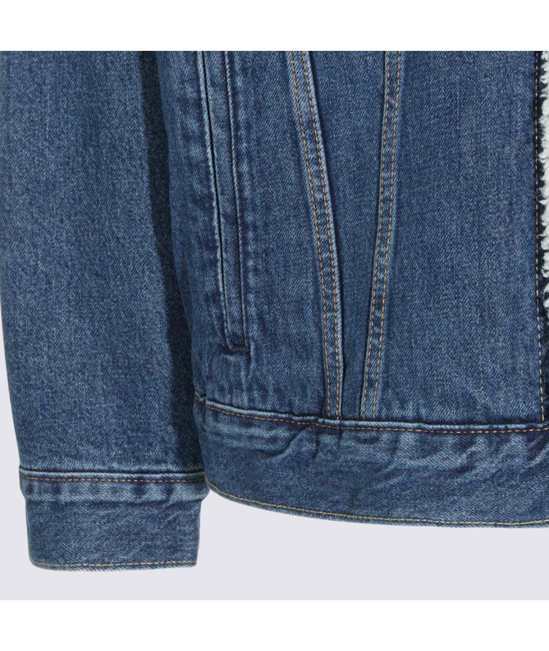 LEVI'S Синяя хлопковая куртка, фото 4