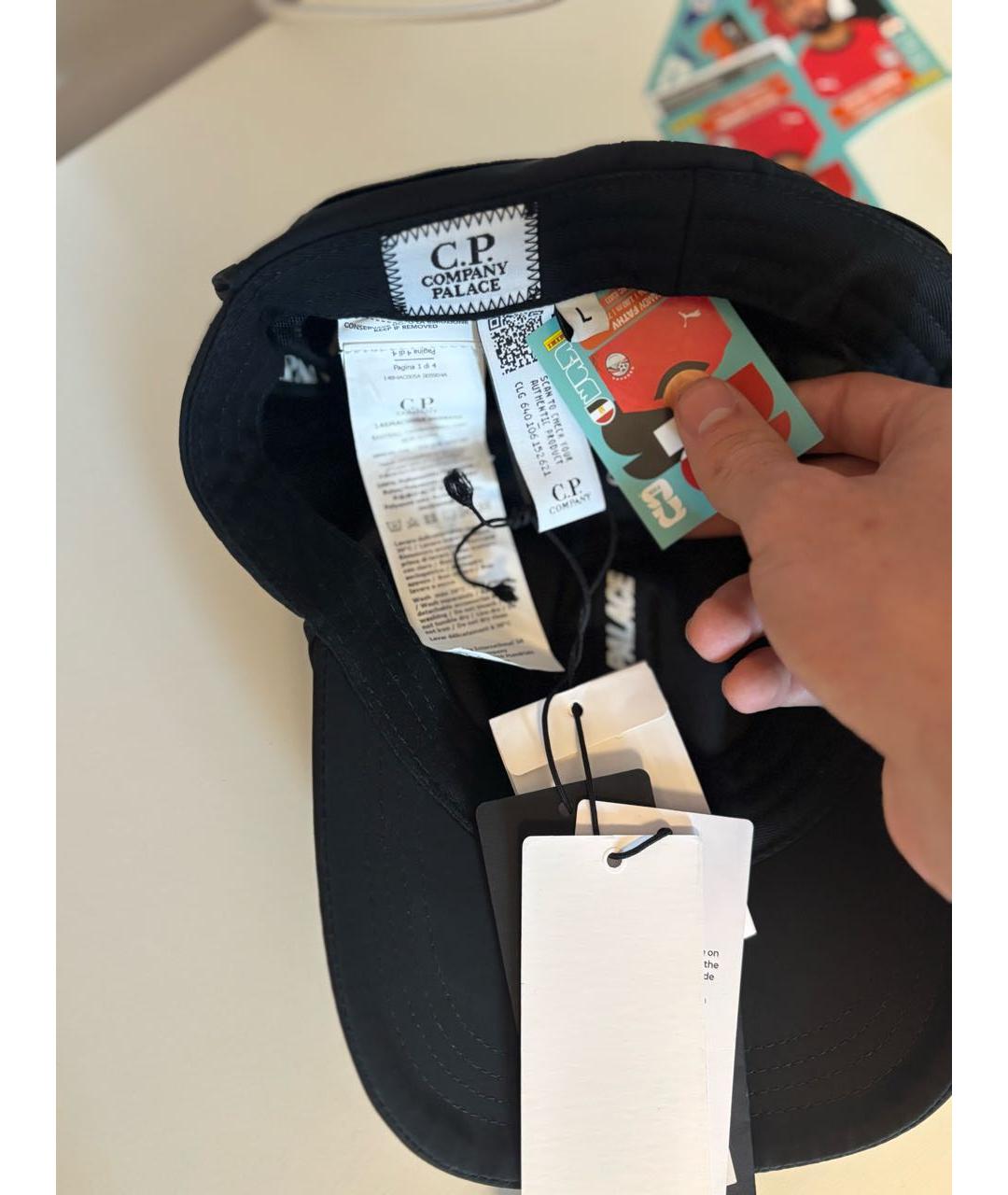 CP COMPANY Черная кепка/бейсболка, фото 5