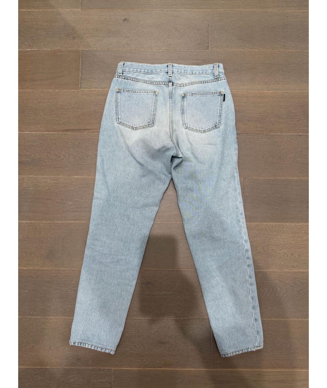 SAINT LAURENT Синие прямые джинсы, фото 2