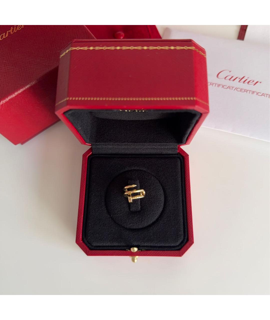 CARTIER Желтые серьги из желтого золота, фото 2