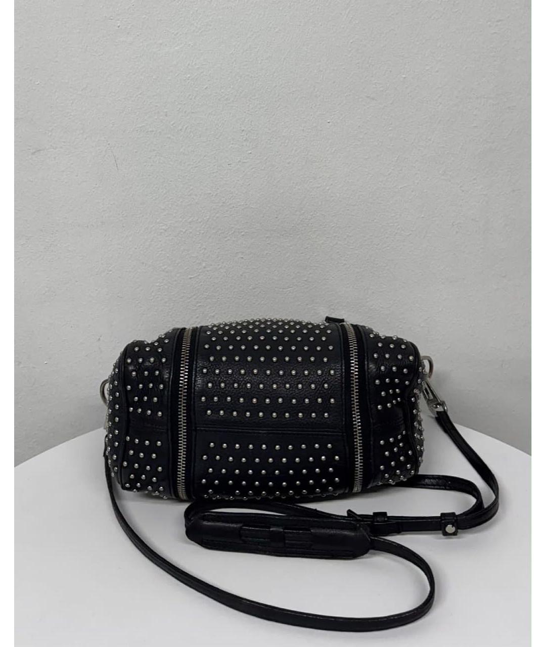 ZADIG & VOLTAIRE Черная кожаная сумка через плечо, фото 4