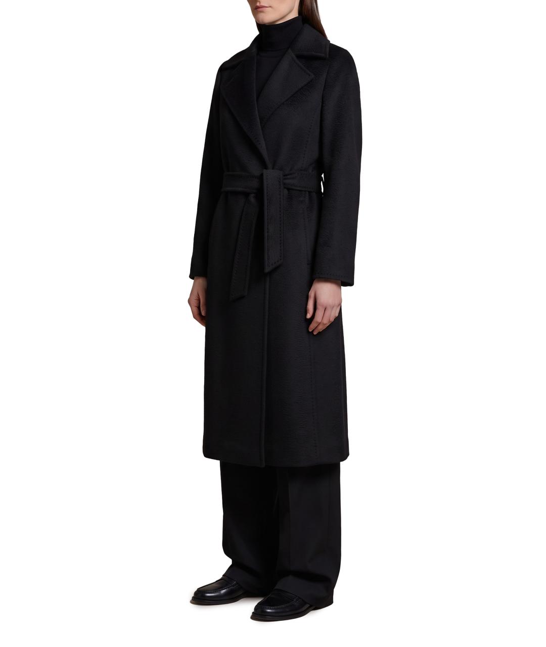 MAX MARA Черное пальто, фото 2