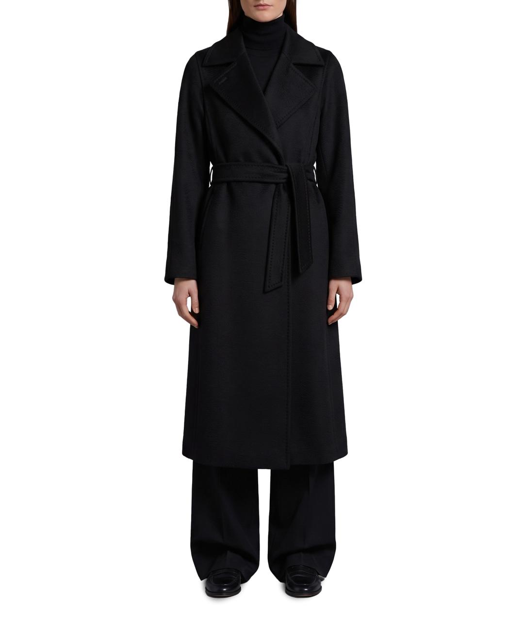 MAX MARA Черное пальто, фото 1