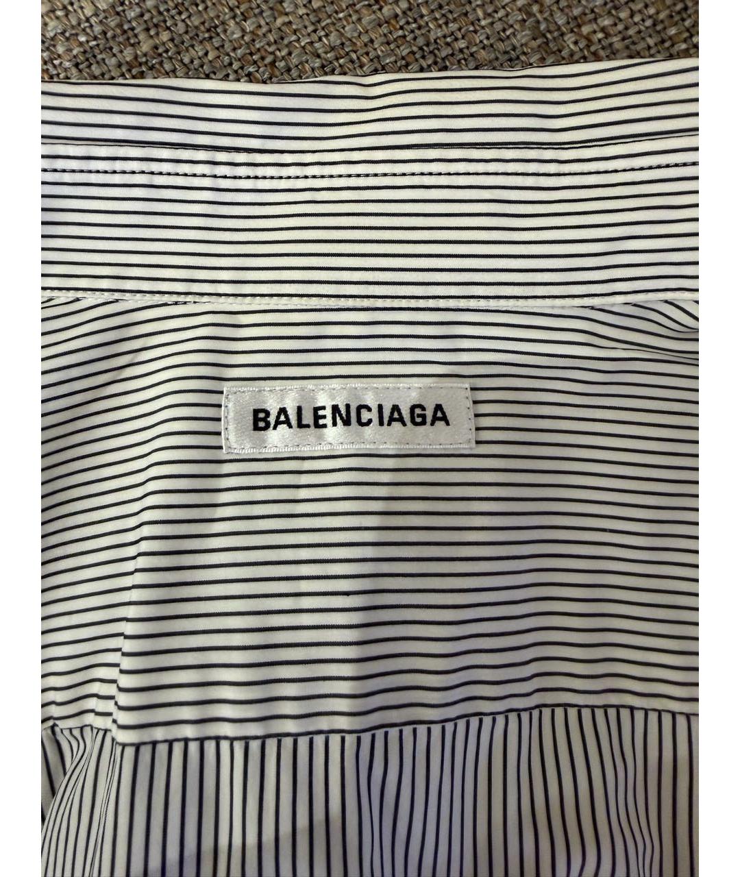 BALENCIAGA Белая рубашка, фото 3