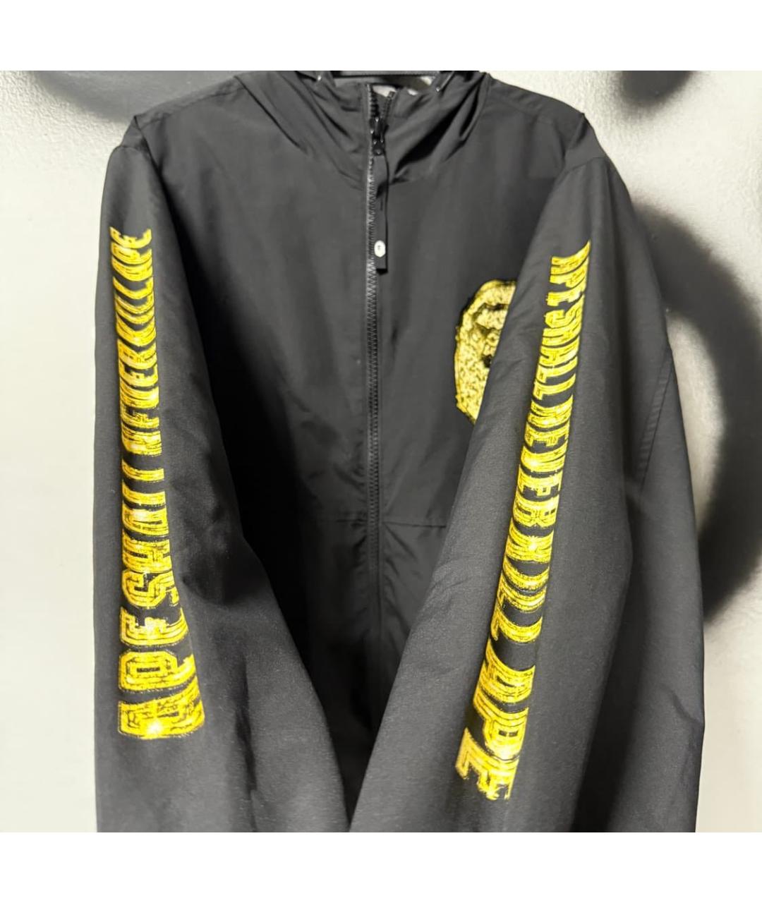 A BATHING APE Черная полиэстеровая куртка, фото 4