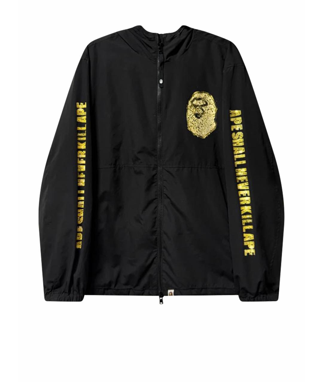 A BATHING APE Черная полиэстеровая куртка, фото 1