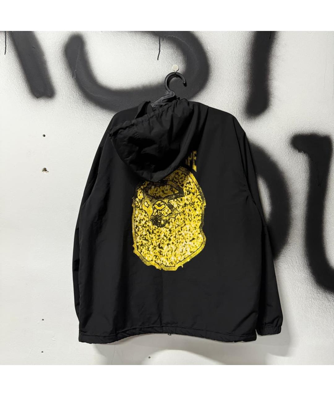 A BATHING APE Черная полиэстеровая куртка, фото 2