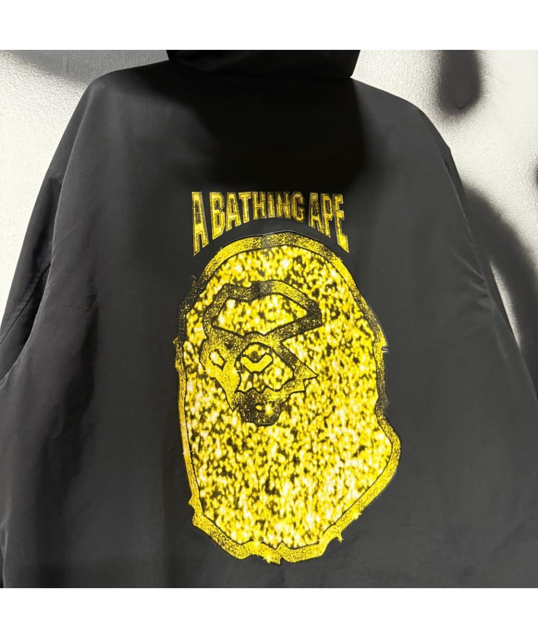 A BATHING APE Черная полиэстеровая куртка, фото 3