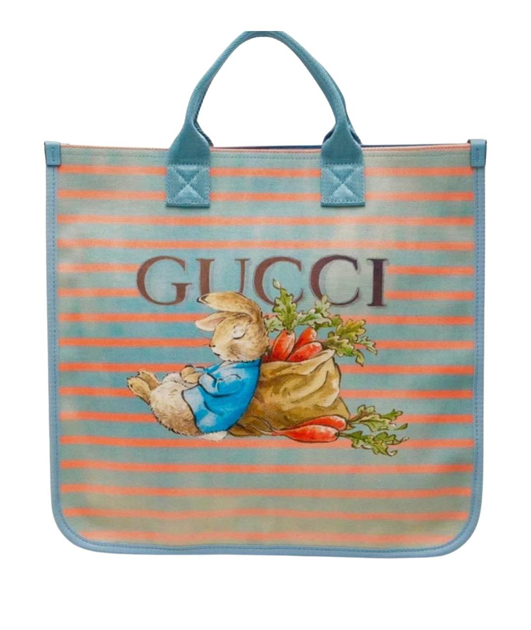 GUCCI Мульти сумка тоут из канвы, фото 1