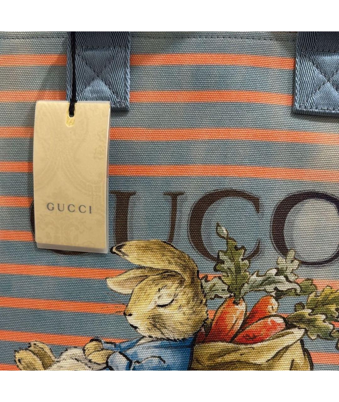 GUCCI Мульти сумка тоут из канвы, фото 5