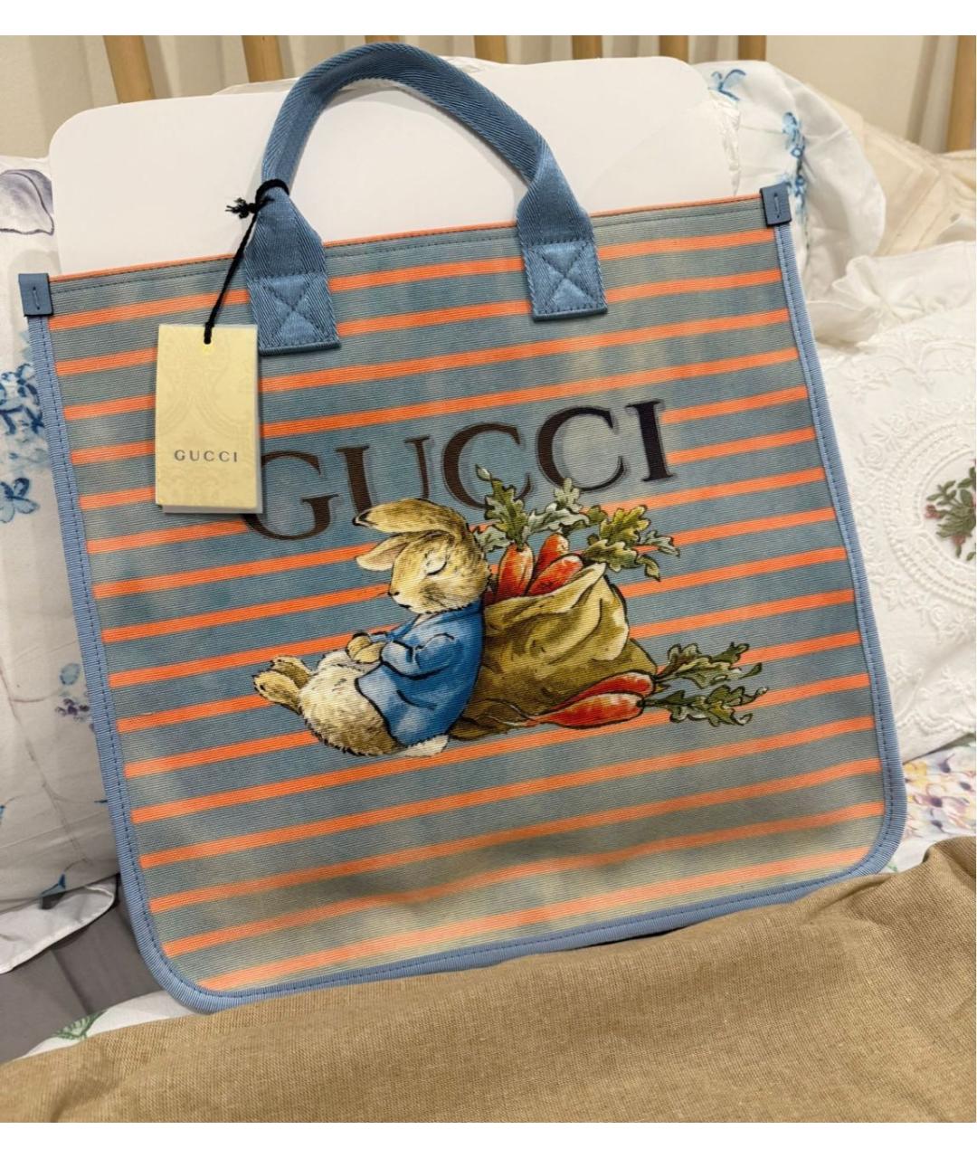 GUCCI Мульти сумка тоут из канвы, фото 2