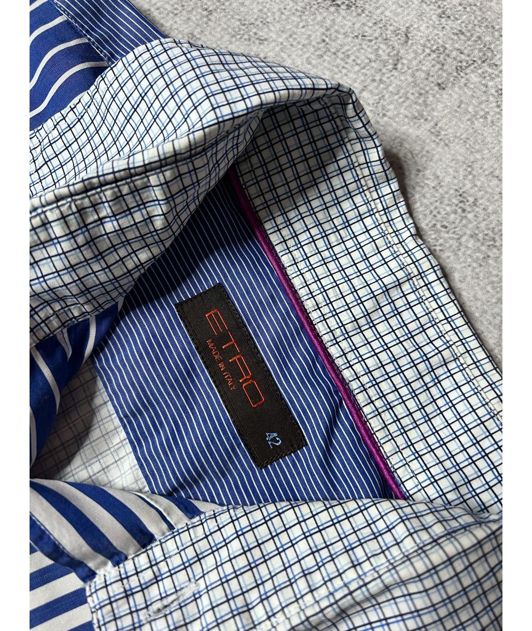 ETRO Мульти хлопковая классическая рубашка, фото 7