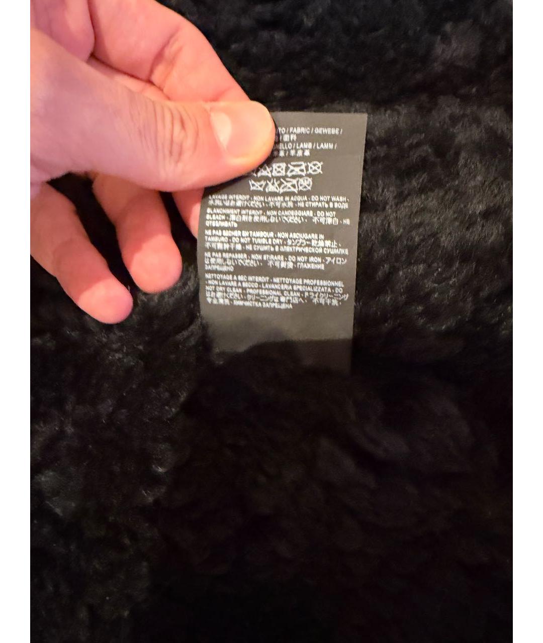 SAINT LAURENT Черная дубленка, фото 7