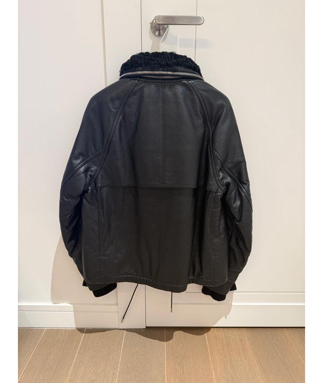 SAINT LAURENT Черная дубленка, фото 2