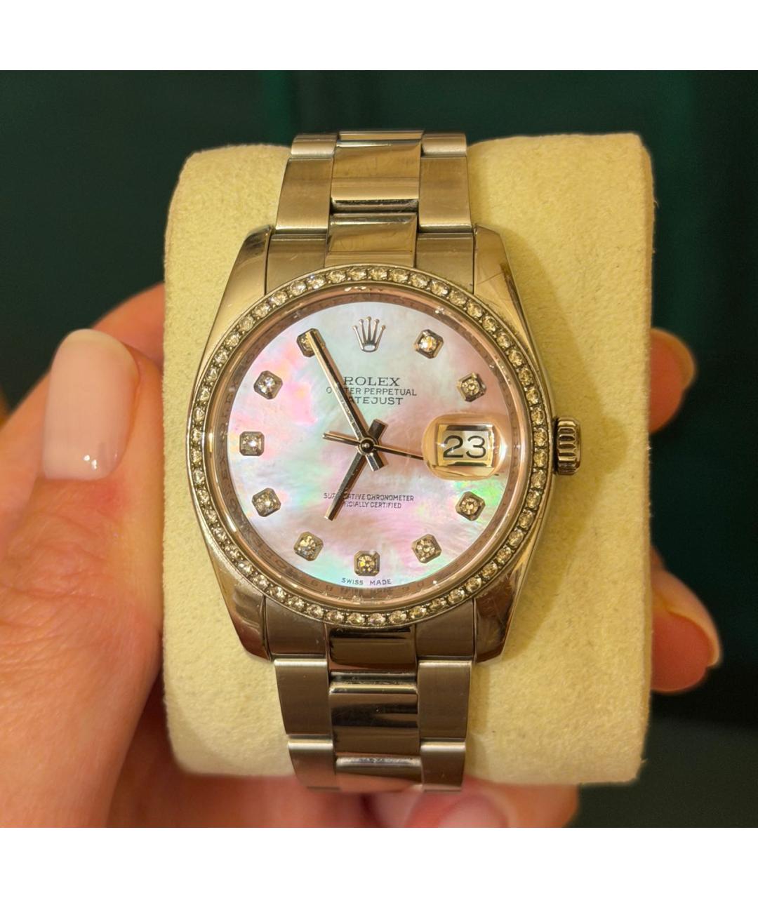 ROLEX Белые часы, фото 7