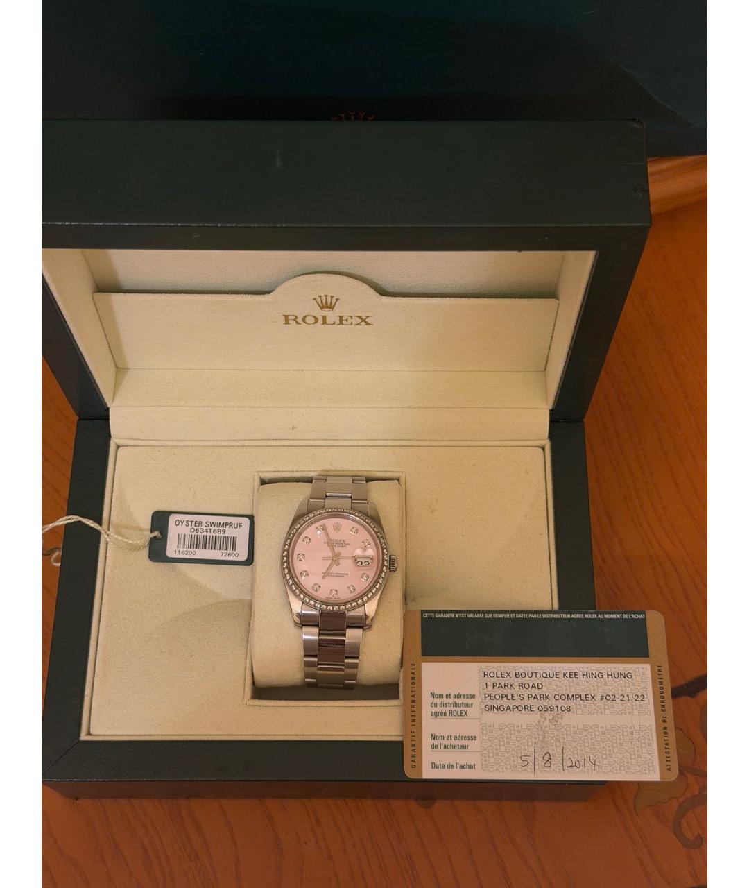 ROLEX Белые часы, фото 5