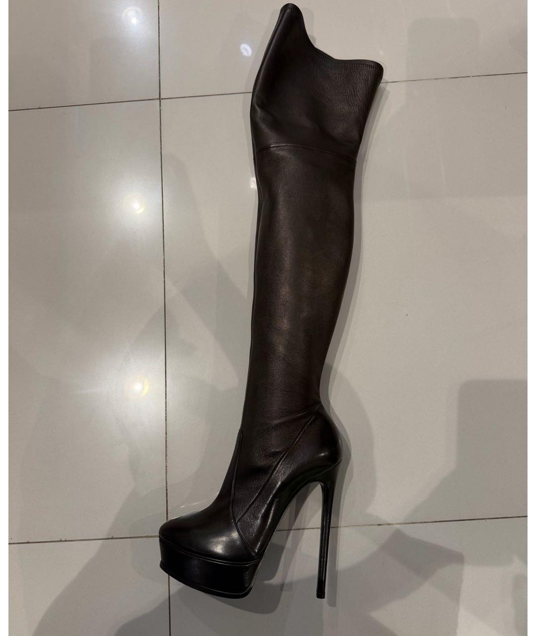 CASADEI Черные кожаные ботинки, фото 2
