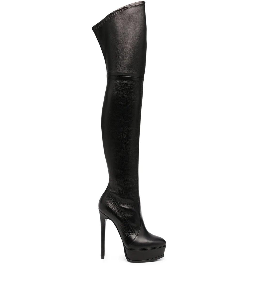 CASADEI Черные кожаные ботинки, фото 6