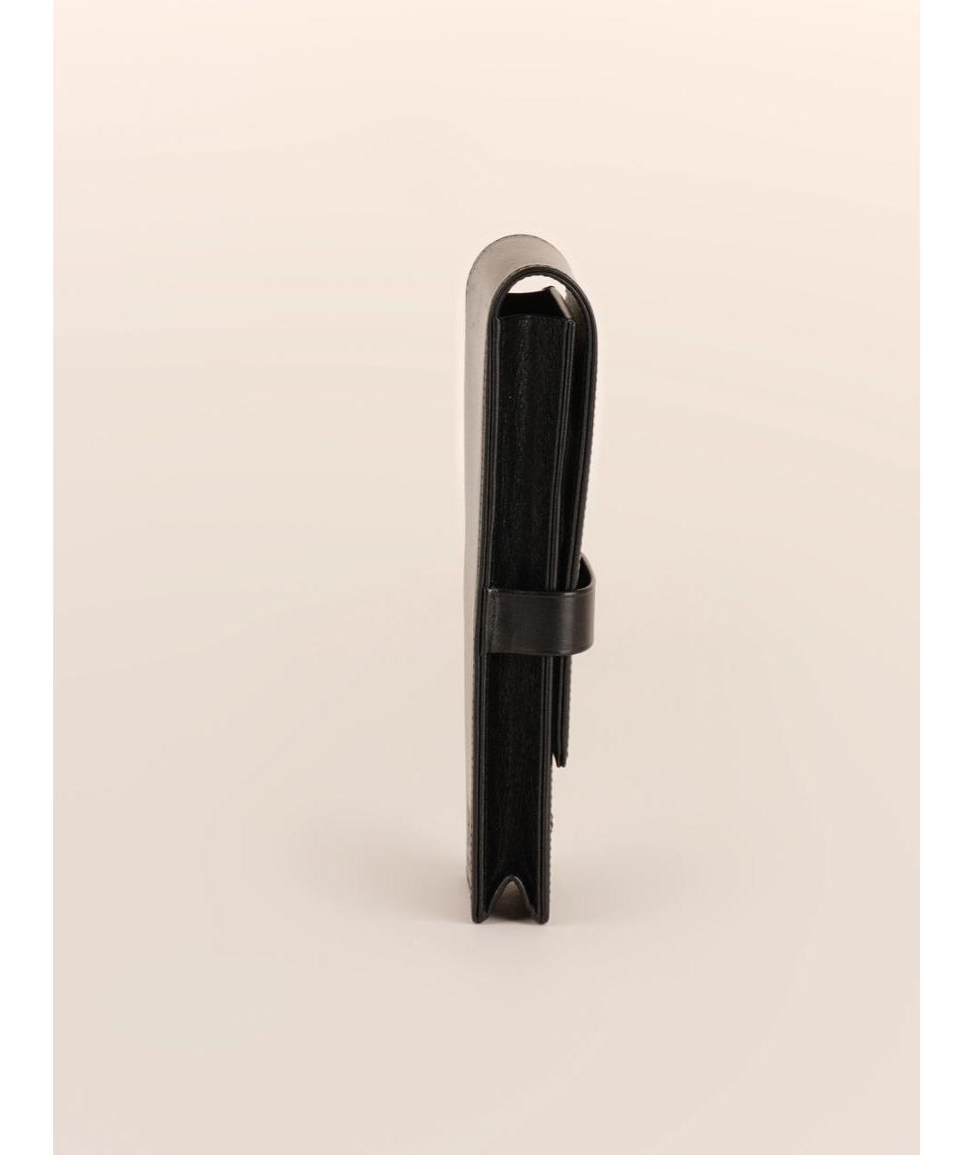 MONTBLANC Черная кожаная шариковая ручка, фото 4
