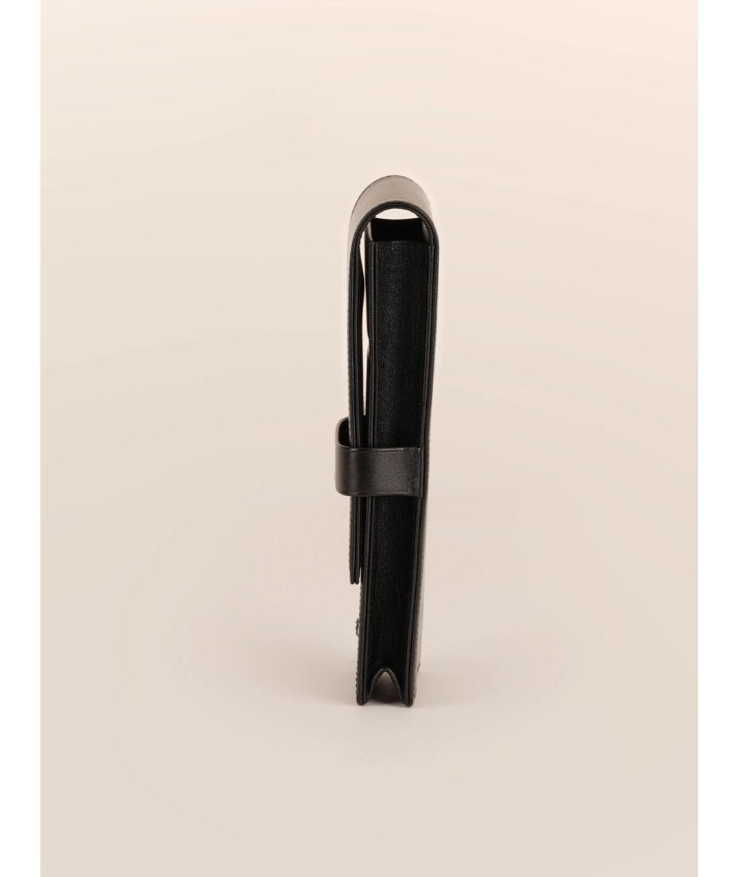 MONTBLANC Черная кожаная шариковая ручка, фото 5