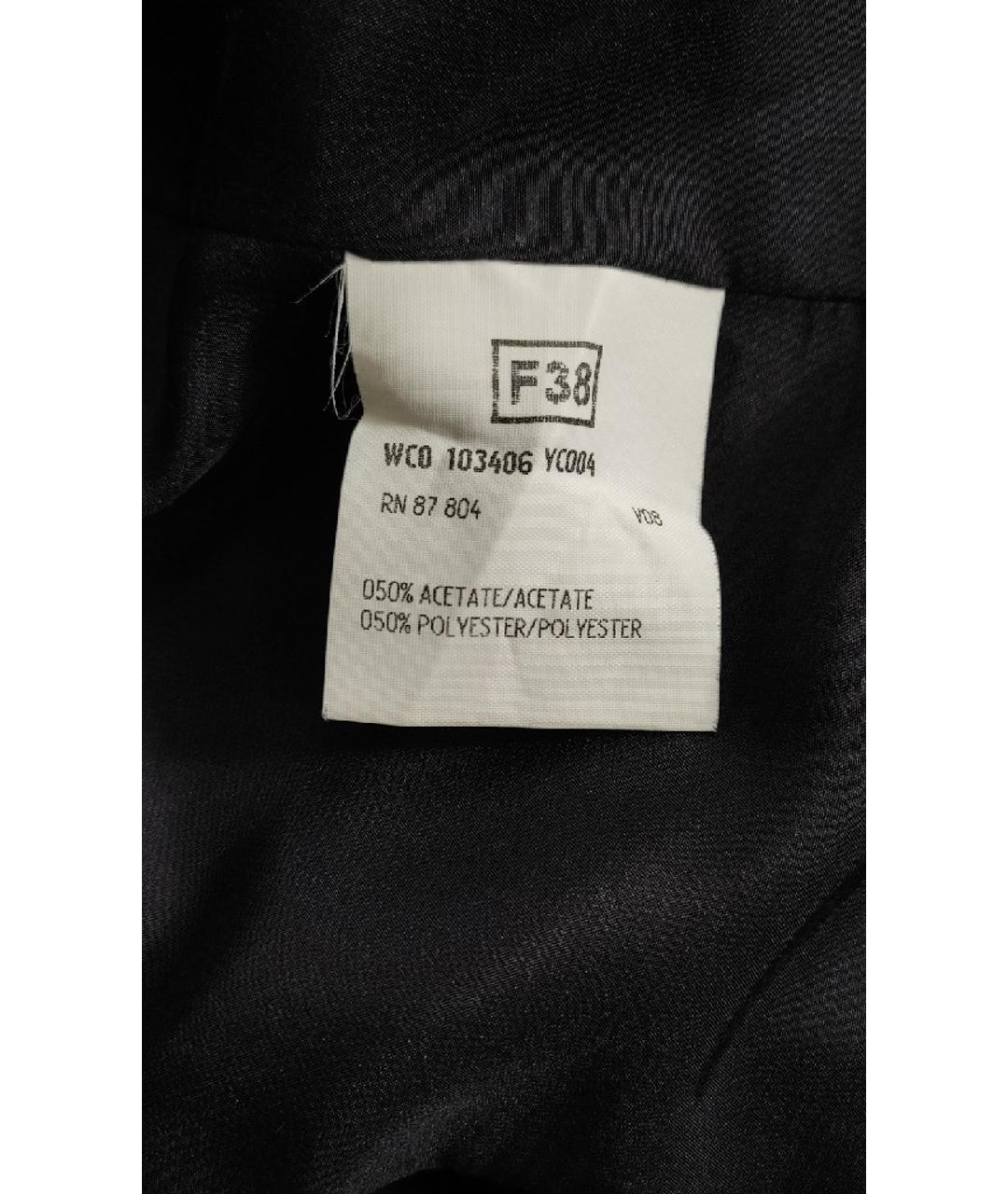SAINT LAURENT Черный ацетатный жакет/пиджак, фото 8