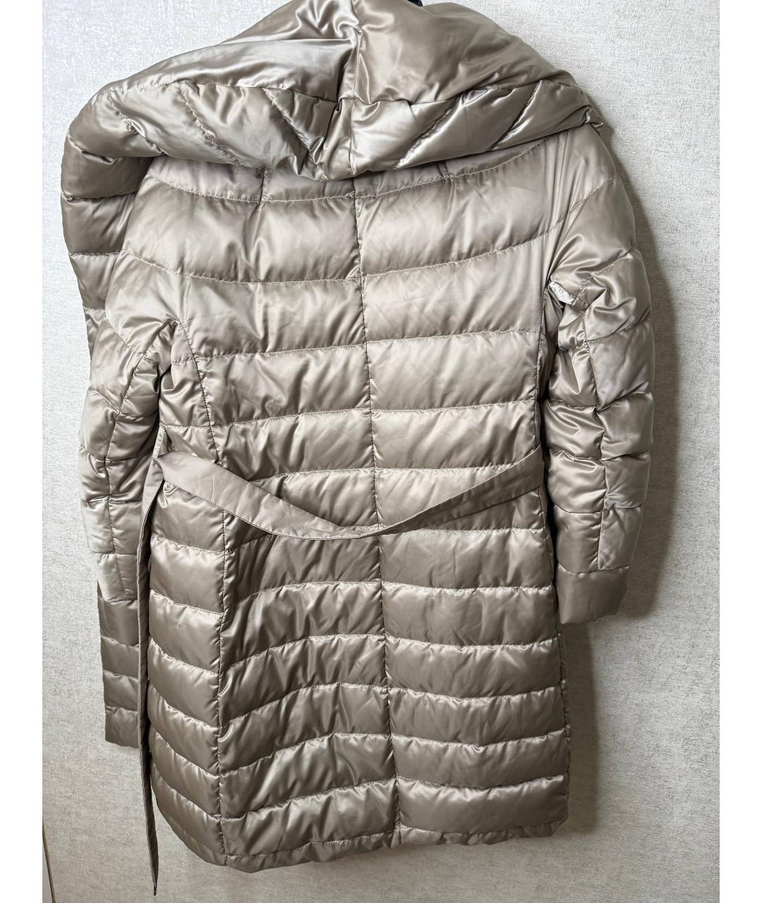 MAX MARA THE CUBE Бежевая нейлоновая куртка, фото 2