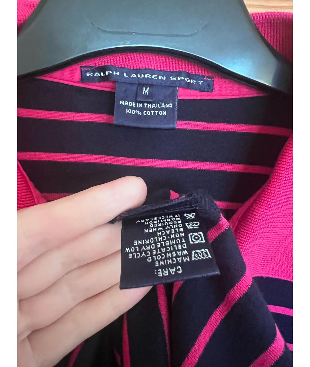RALPH LAUREN Темно-синий хлопковый джемпер / свитер, фото 3