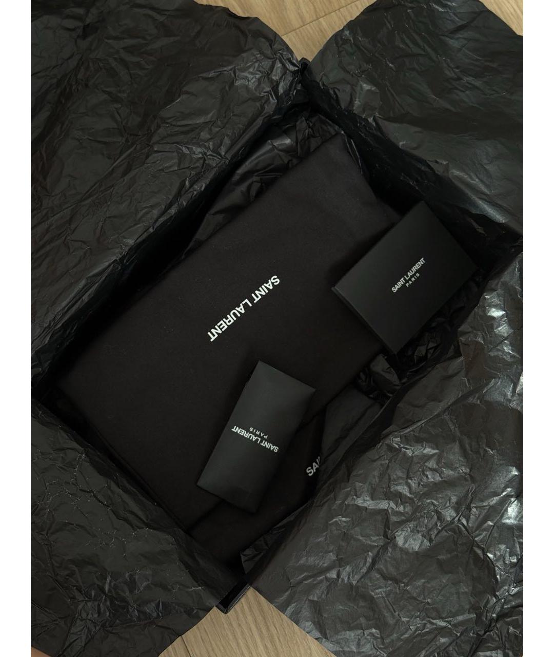SAINT LAURENT Коричневые замшевые туфли, фото 3