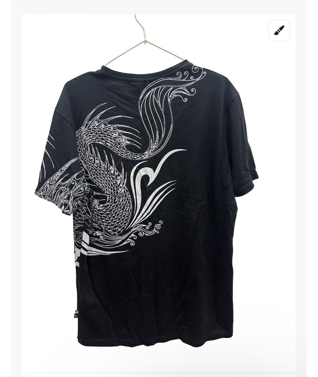 PHILIPP PLEIN Черная хлопковая футболка, фото 2