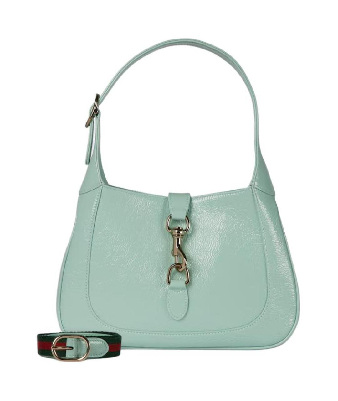 GUCCI Зеленая кожаная сумка через плечо, фото 2