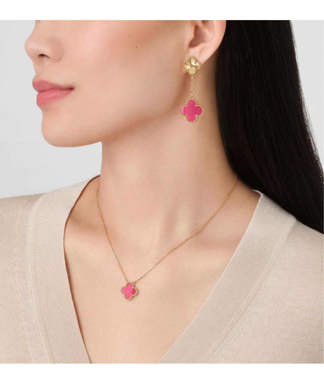 VAN CLEEF & ARPELS Розовая подвеска, фото 2