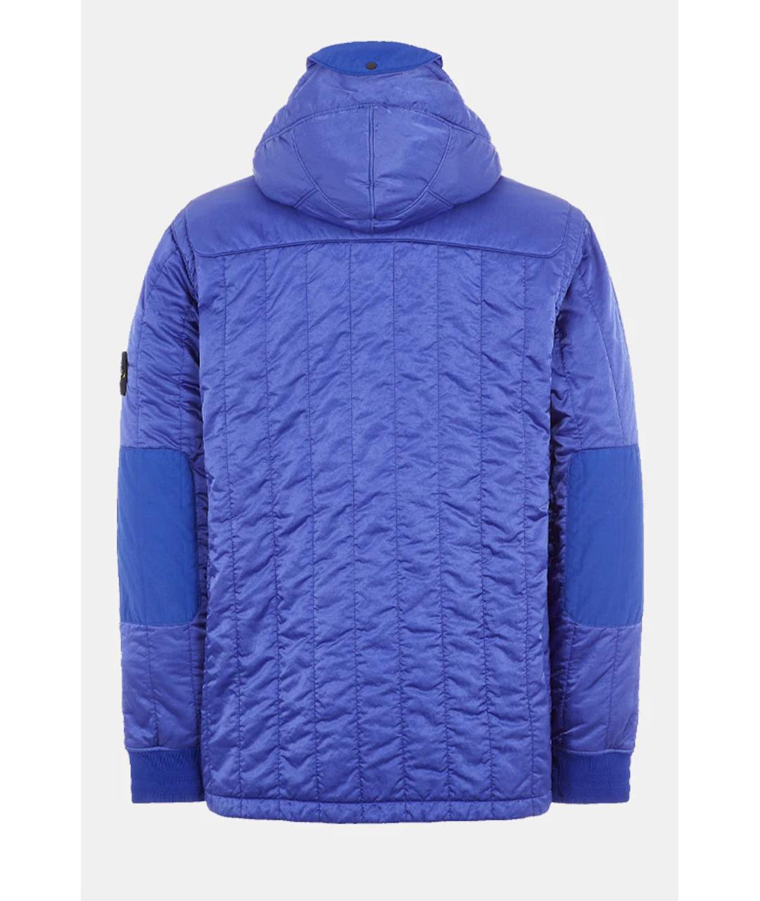 STONE ISLAND Синяя нейлоновая куртка, фото 2