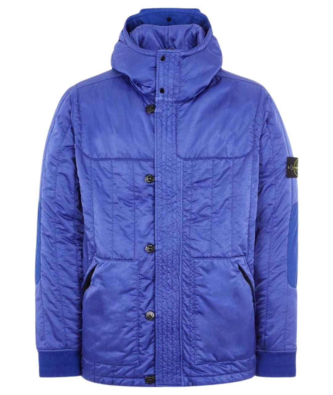 STONE ISLAND Синяя нейлоновая куртка, фото 1