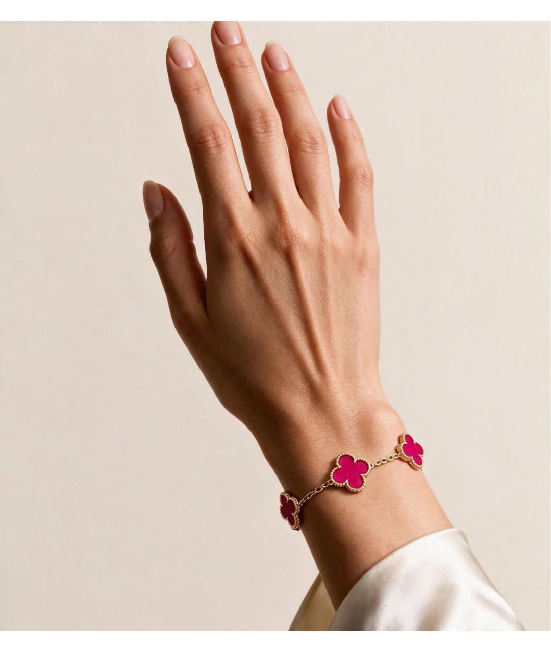 VAN CLEEF & ARPELS Розовый браслет, фото 2