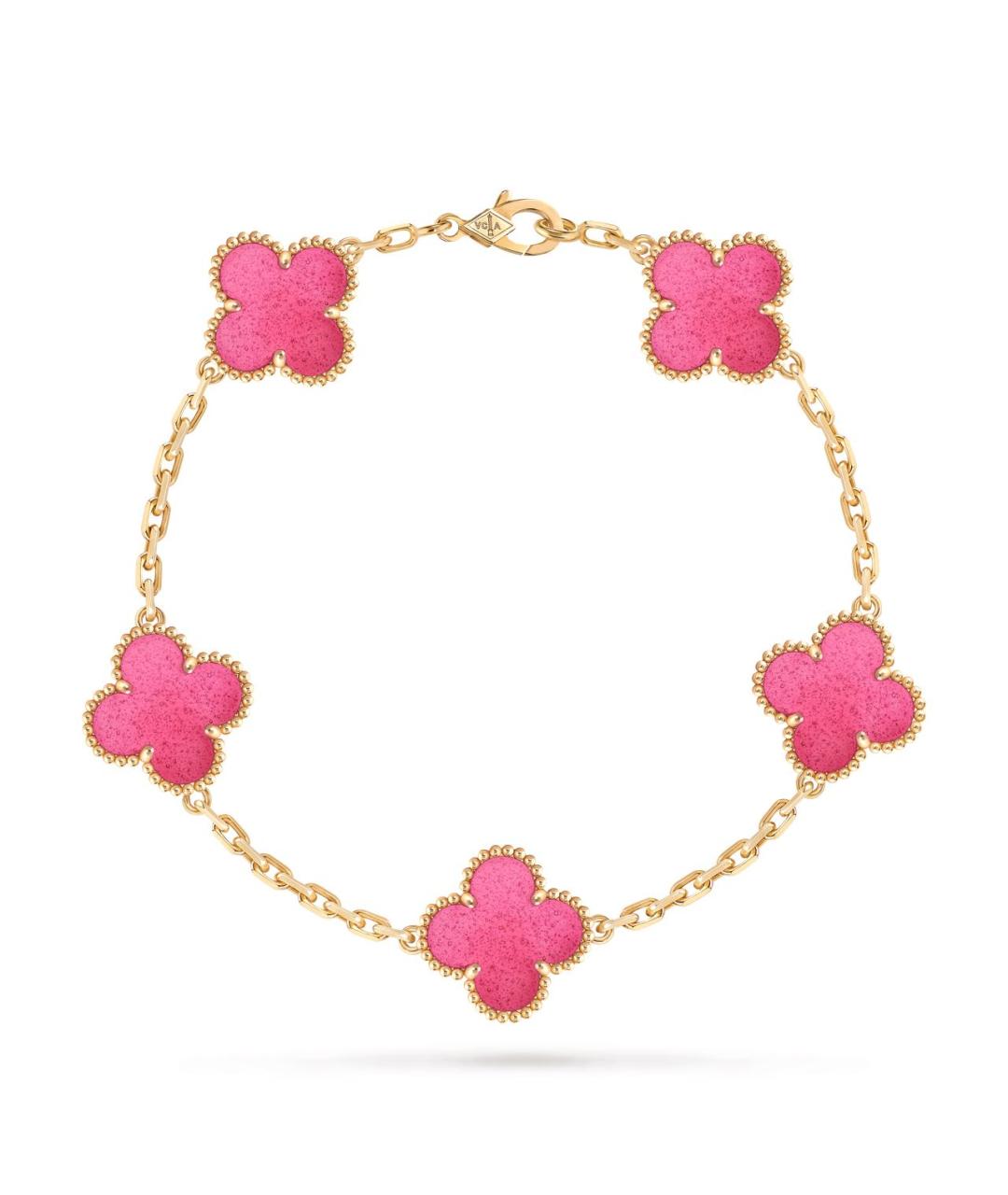 VAN CLEEF & ARPELS Розовый браслет, фото 4