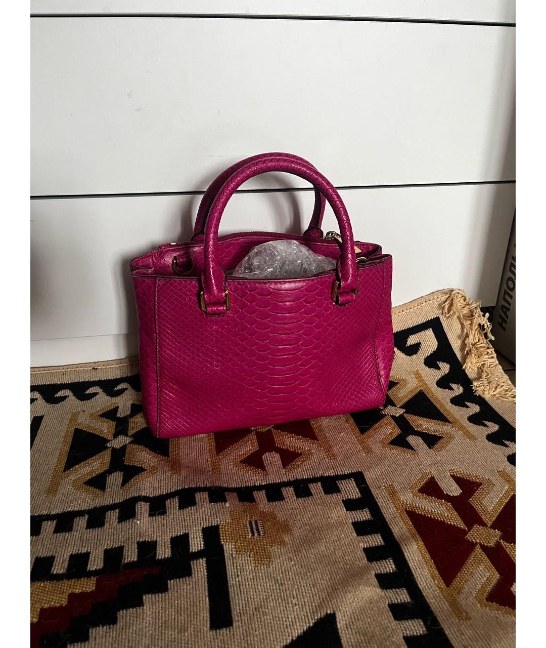 MICHAEL KORS Розовая кожаная сумка тоут, фото 3