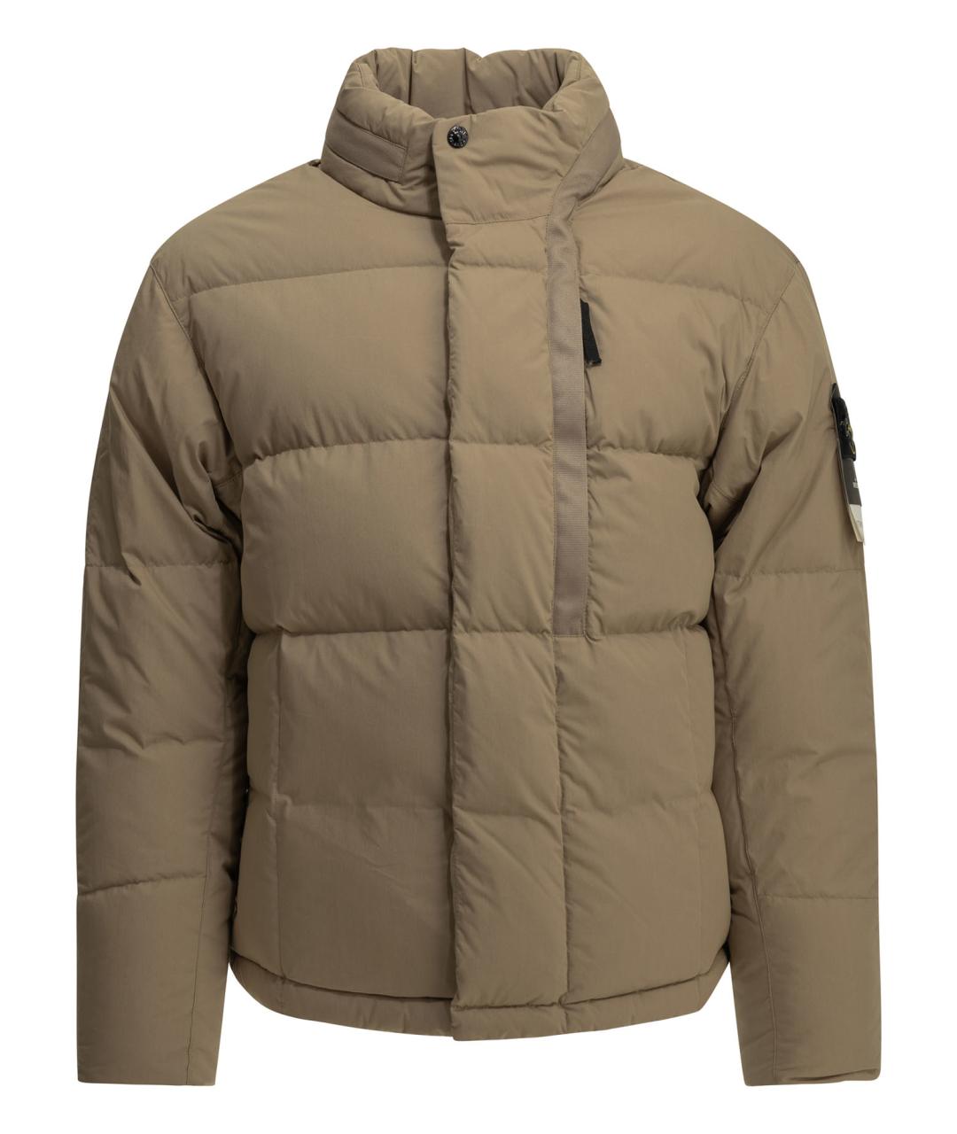 STONE ISLAND Бежевая хлопковая куртка, фото 1
