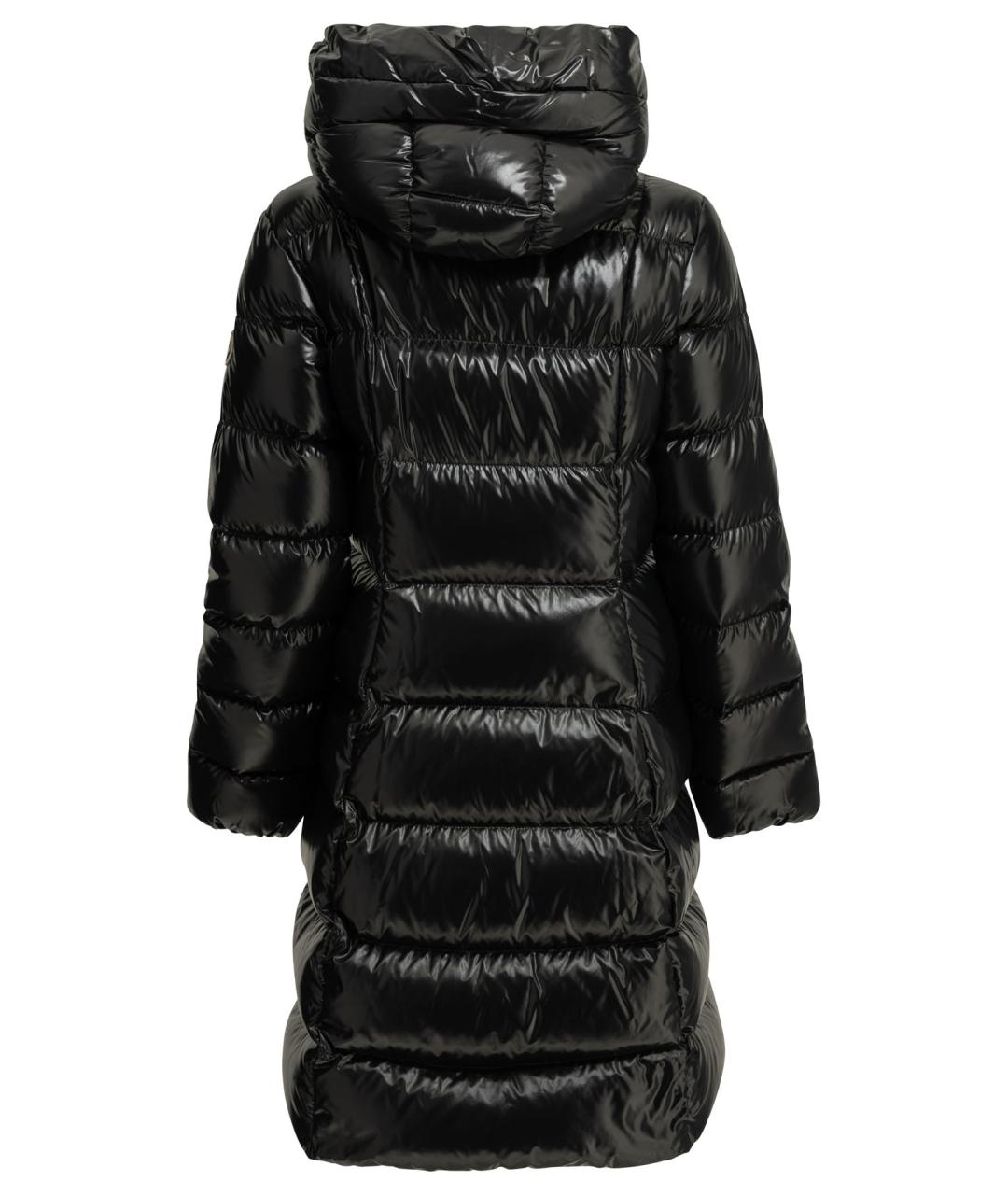 MONCLER Черный полиамидовый пуховик, фото 2