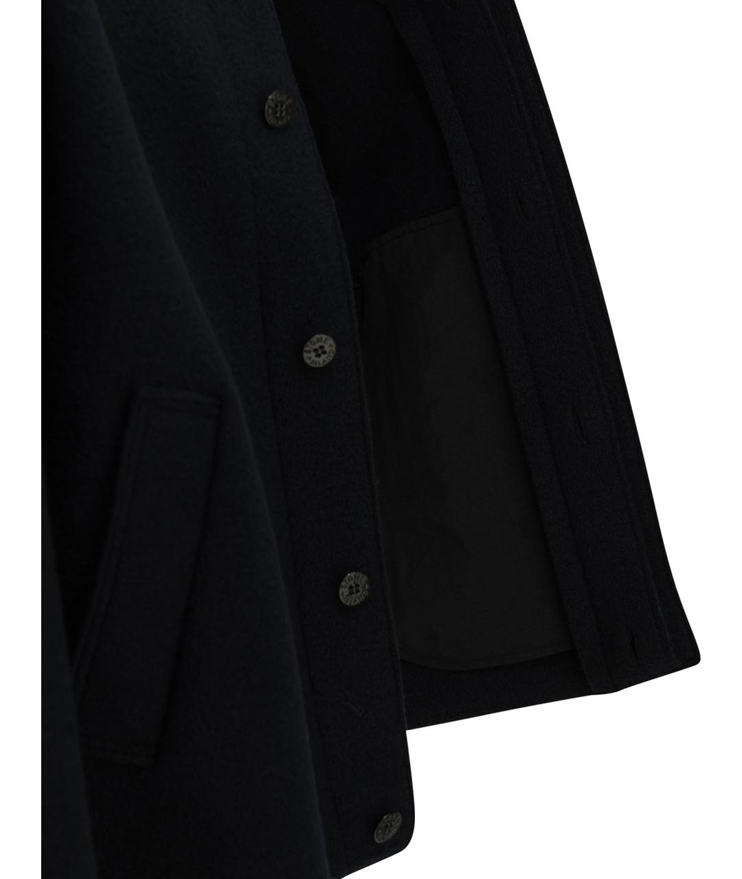 STONE ISLAND Темно-синяя шерстяная куртка, фото 4