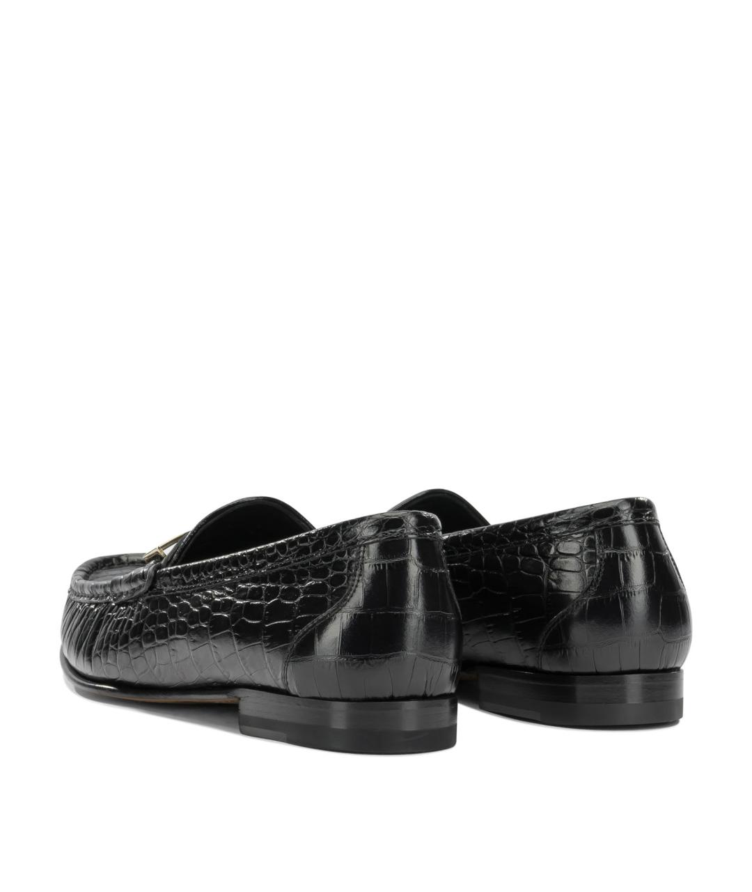 TOM FORD Черные кожаные лоферы, фото 4